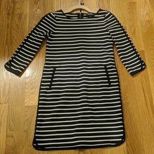 Lands end striped dress